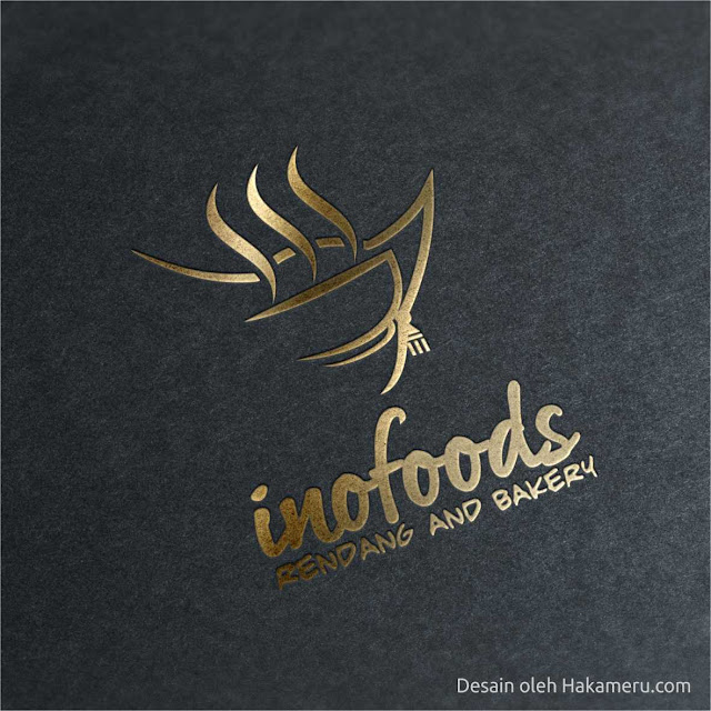 Desain logo produk kuliner rendang dan bakery untuk UKM UMKM IKM