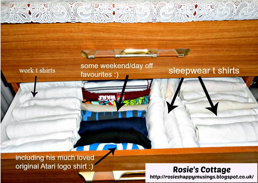 Rosie S Cottage How To Almost Double The Space In Your Tshirt Drawer