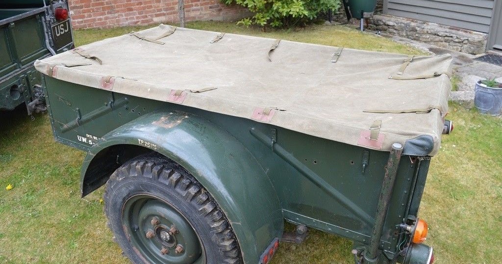 Landrover Defender Land Rover Series 1 Brockhouse trailer