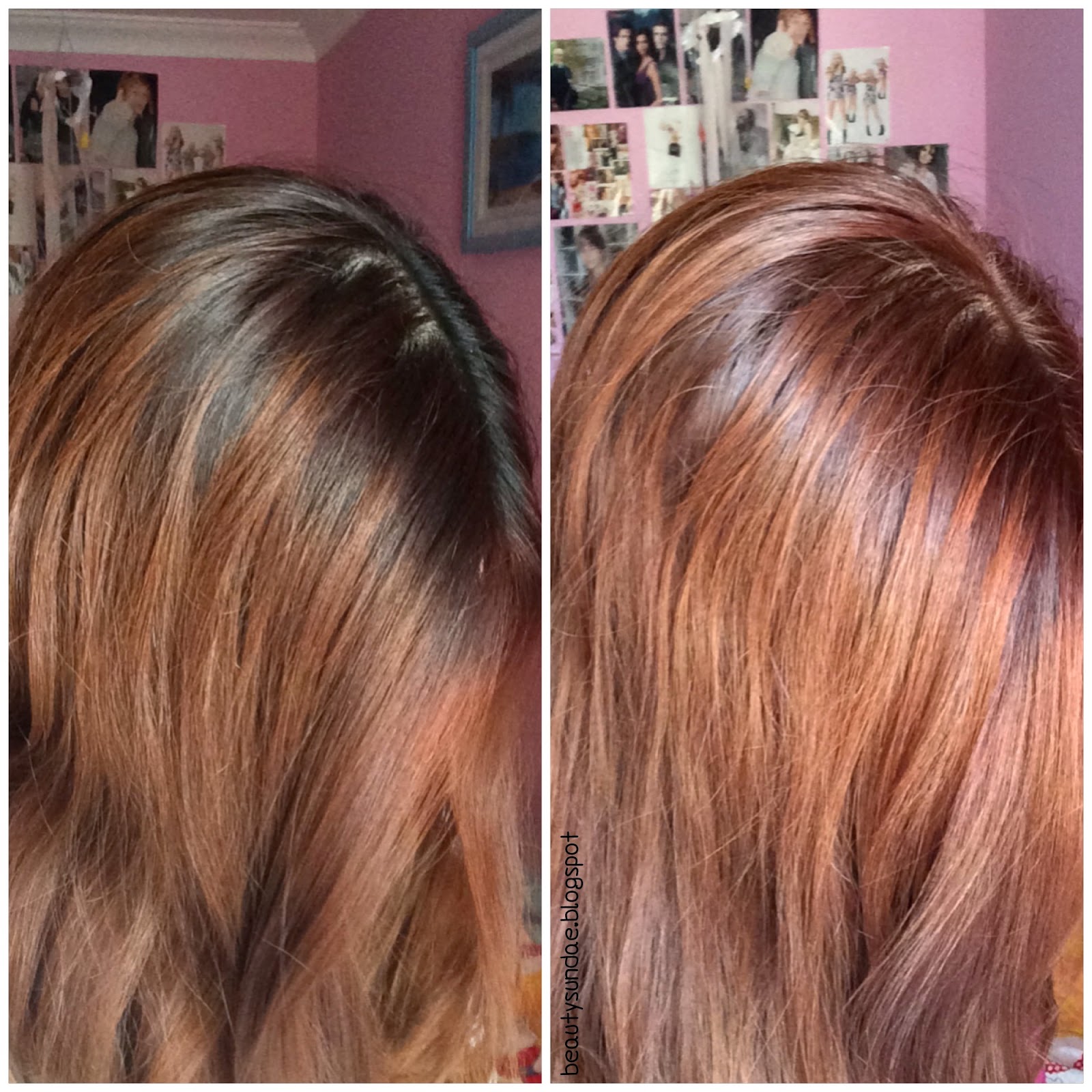 beauty sundae Kao Liese Bubble Hair Color Sweet Apricot Result