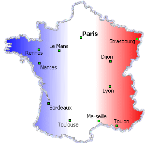 מפת צרפת אנימציה