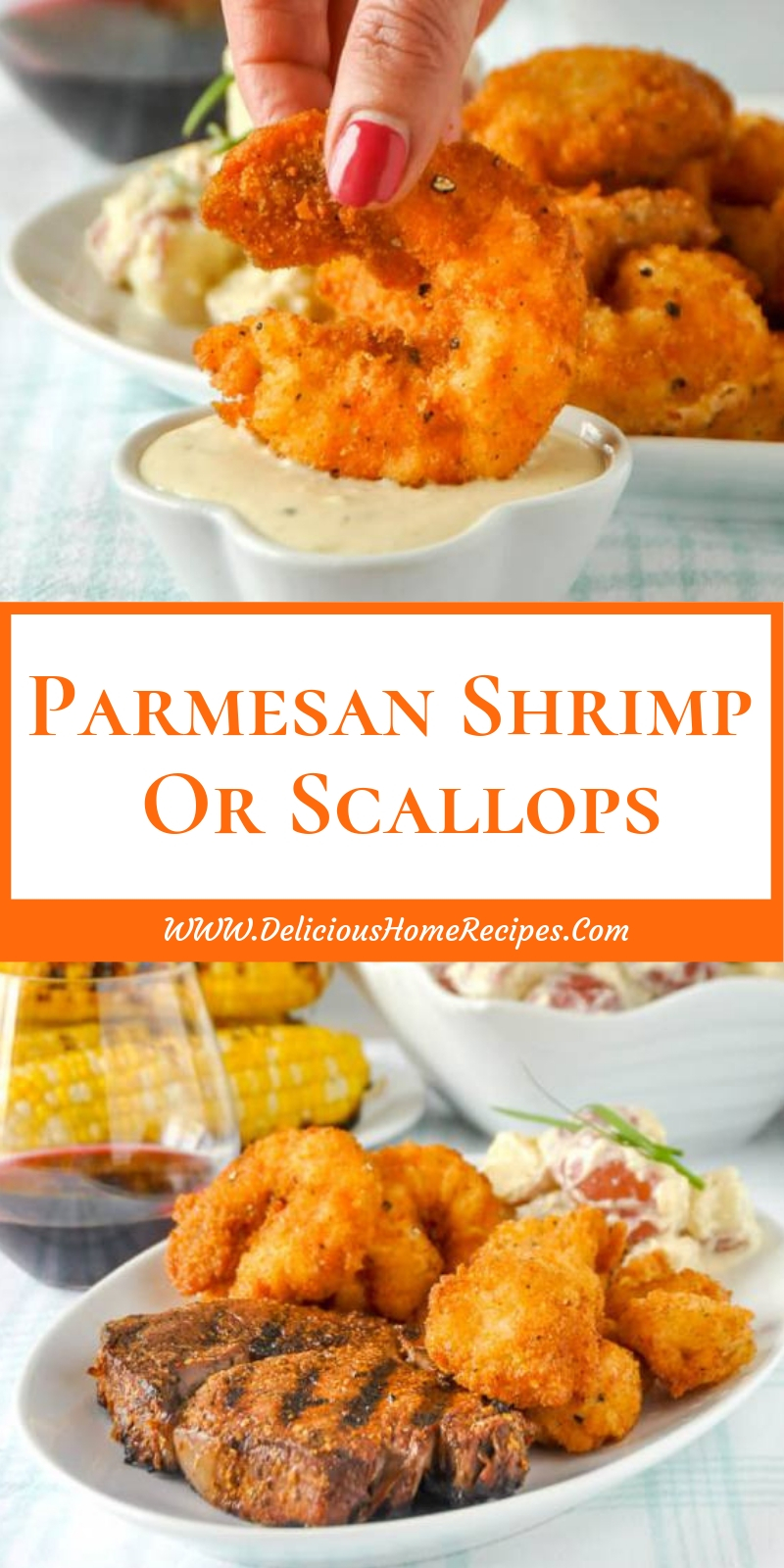 Parmesan Shrimp Or Scallops - Bitbuzz Up