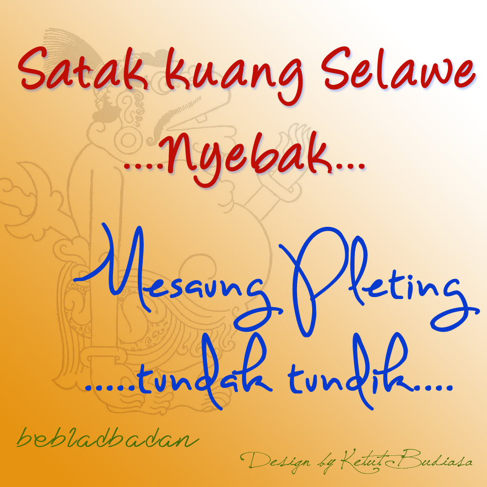 Download Gratis Gambar Rare Angon Paribasa Bahasa Bali Sesonggan Sesenggakan Terbaru by Kata Cinta