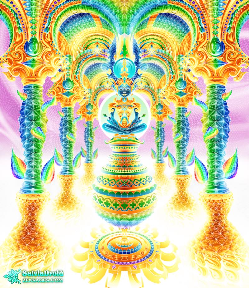 DMT-Inspired Art by SalviaDroid