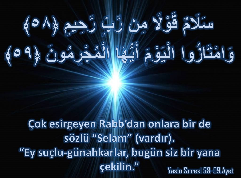Muhadda Yasin Suresi 58. Ayetin Fazileti ( Maddi ve Manevi bütün
