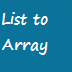 array to list