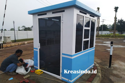 Daftar Harga Berbagai Macam Pos Parkir Besi dan Model Pos Parkir Besi Pos Parkir