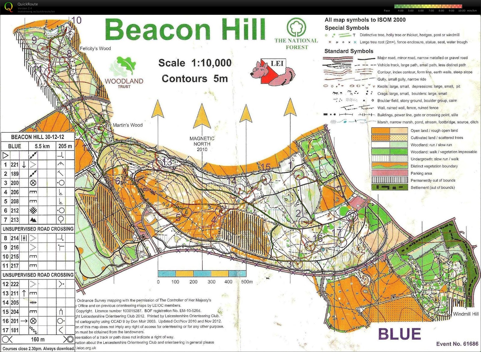 Beacon Hill Park Map