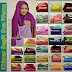 Jilbab Segi Empat Dua Warna Bolak Balik