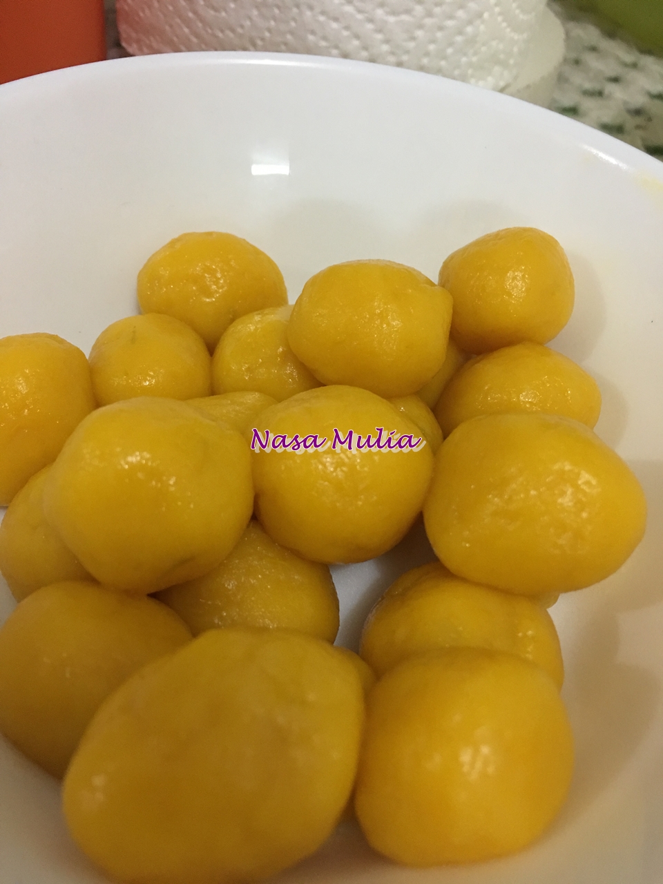 warna warni hidupku.............. Thaistyle Pumpkin Coconut Milk Dessert