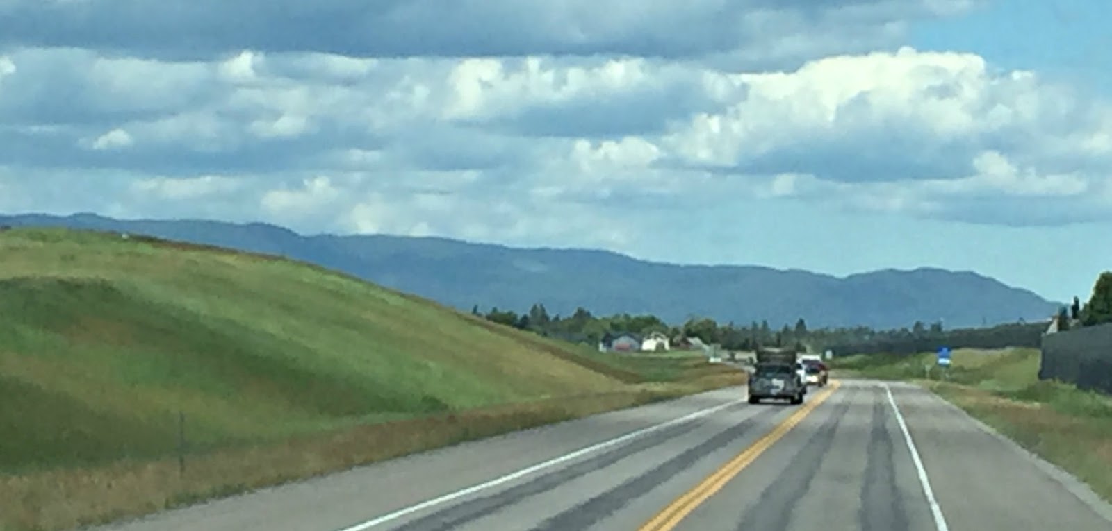BLUE SKY AHEAD Road Trip from Lakeside to Coram, Montana, via US93