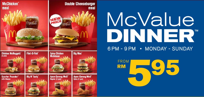 Mcdonald menu prices malaysia