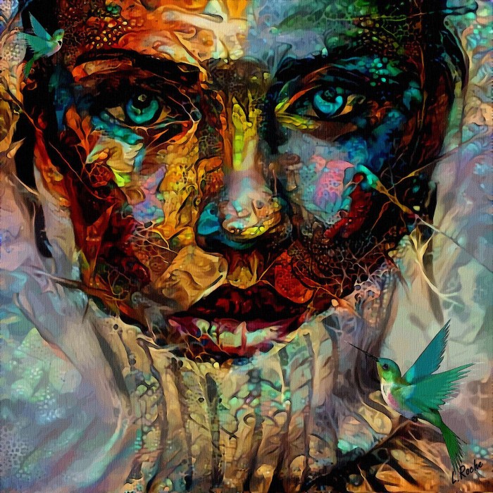Работы, полные цветов и жизни. Lea Roche Lea Roche