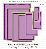 ODBD Custom Double Stitched Rectangles Dies