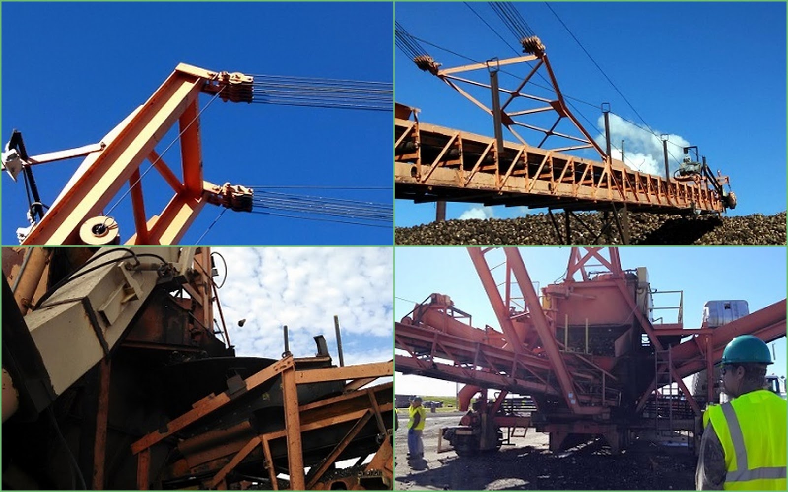 Follow the Cougar One That Heaps Up The Sugar Beet Piler