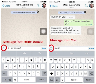 Cara membuat percakapan Palsu di Whatsapp, Begini caranya
