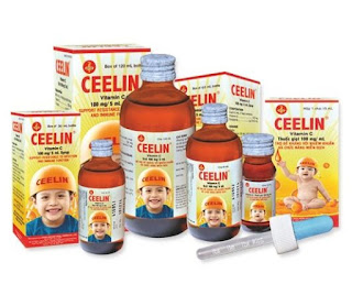 Siro Ceelin bổ sung vitamin C dành cho trẻ em
