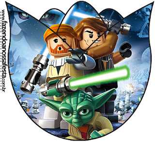 Star Wars Lego: Invitaciones para Imprimir Gratis Para hacer tulipanes. Quedan así: