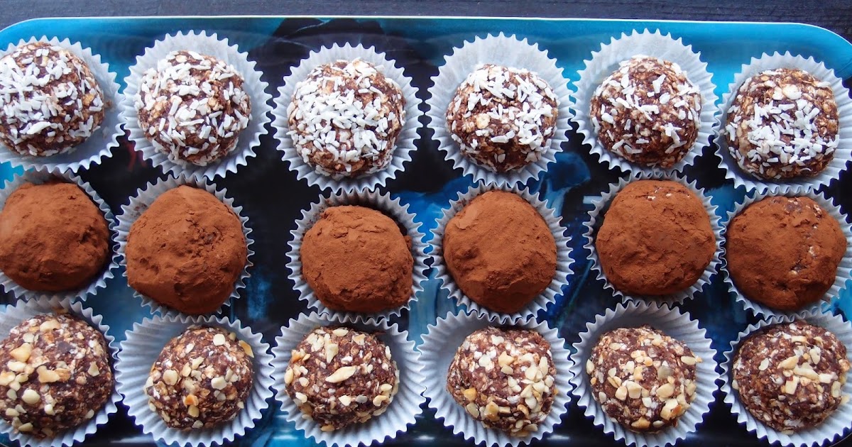 The VegHog Danish style cocoa and rum balls