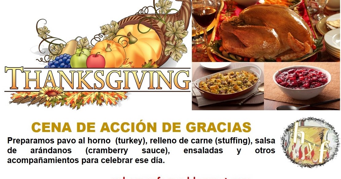 En Horno y Fogón CENA DE ACCIÓN DE GRACIAS