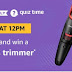 (All Answers) Amazon Philips Quiz – Answer & Win Philips Trimmer