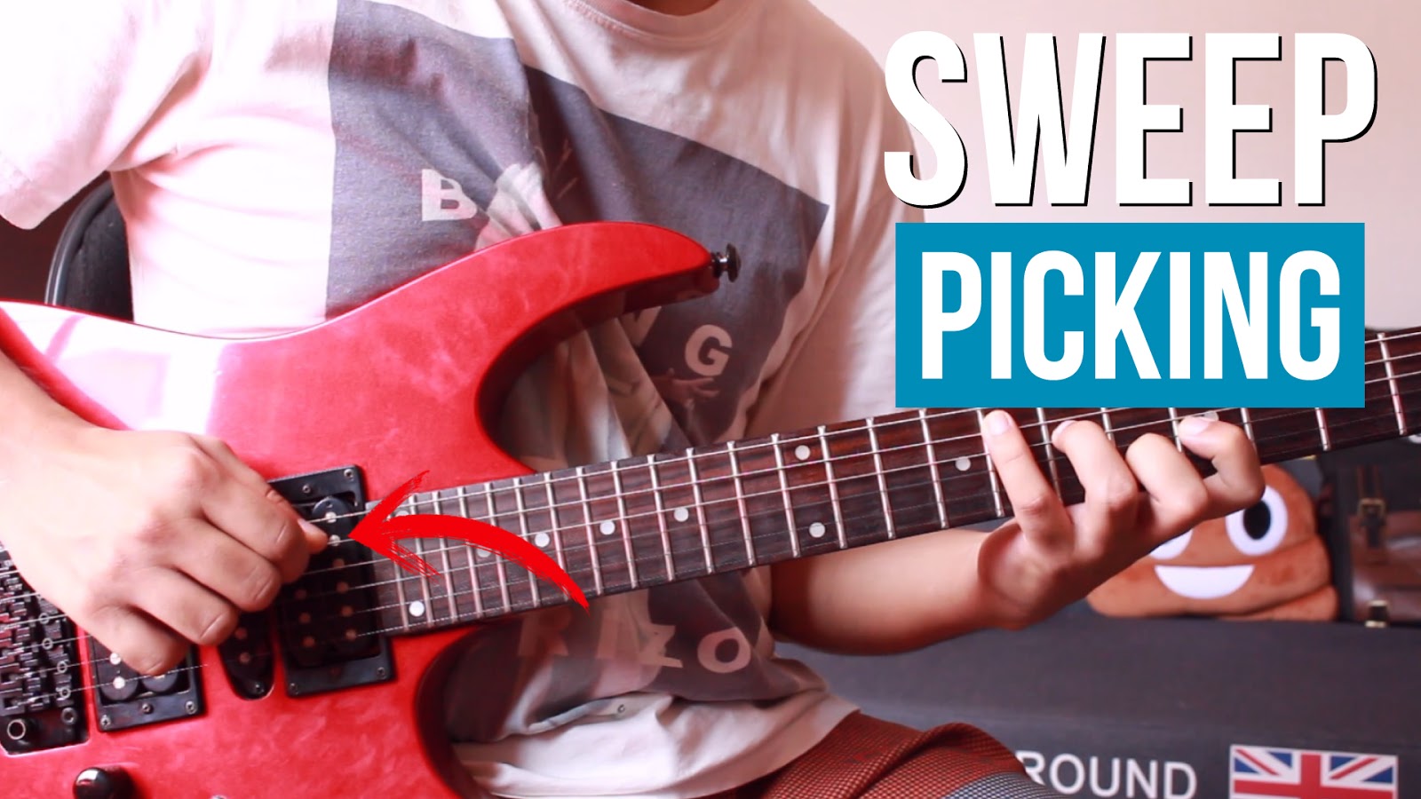 Como tocar SWEEP PICKING en la GUITARRA Seis Para Las Siete