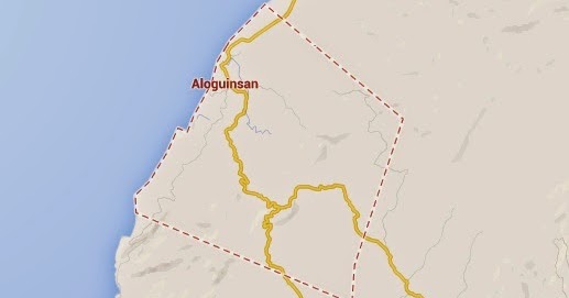 Map Of Aloguinsan Cebu List Of 15 Barangays Of Municipality Of Aloguinsan Cebu