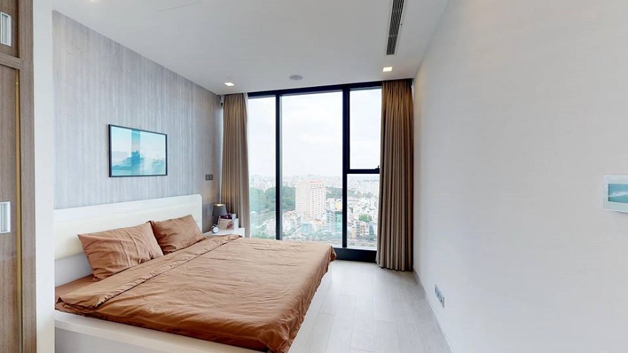 Phòng ngá»§ có hưá»ng sáng sá»§a và view cá»±c Äẹp