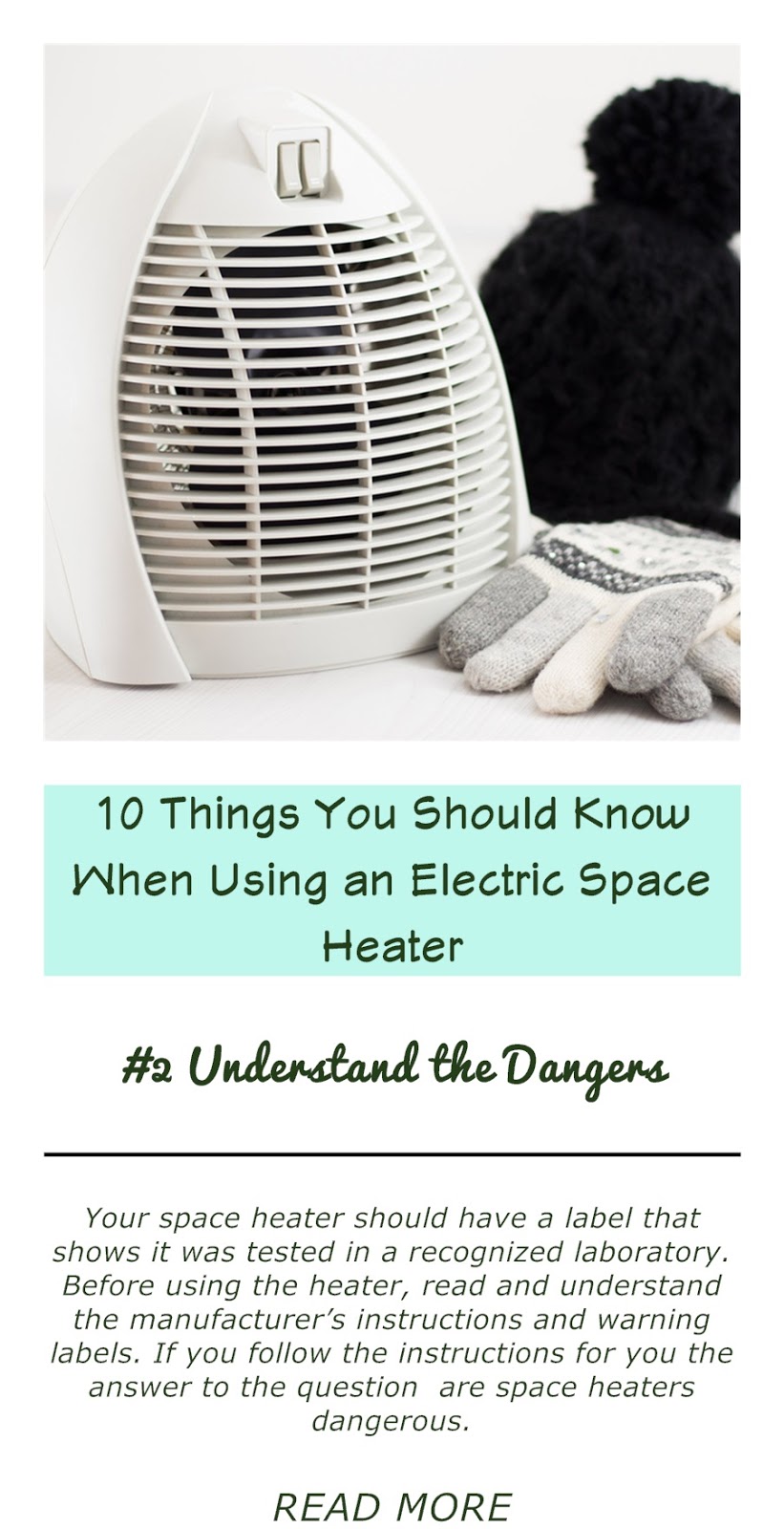 10 Things You Should Know When Using an Electric Space Heater