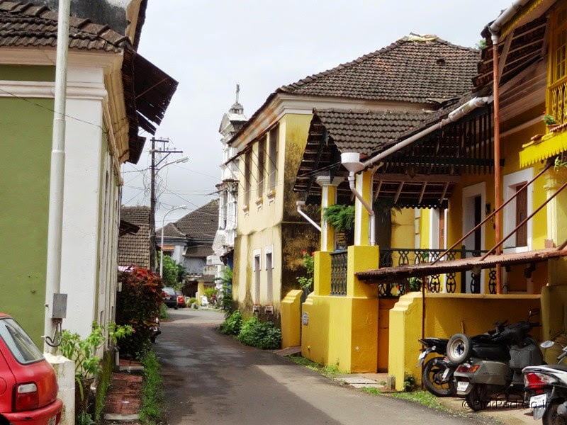 Fontainhas - the picturesque Latin quarter in Goa