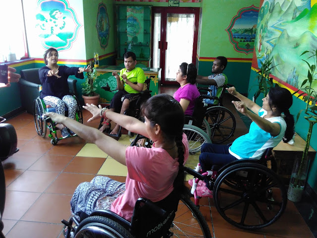 Make wheels a will to win: Indian Spinal Injuries Centre organizes Wheelchair Yoga Session