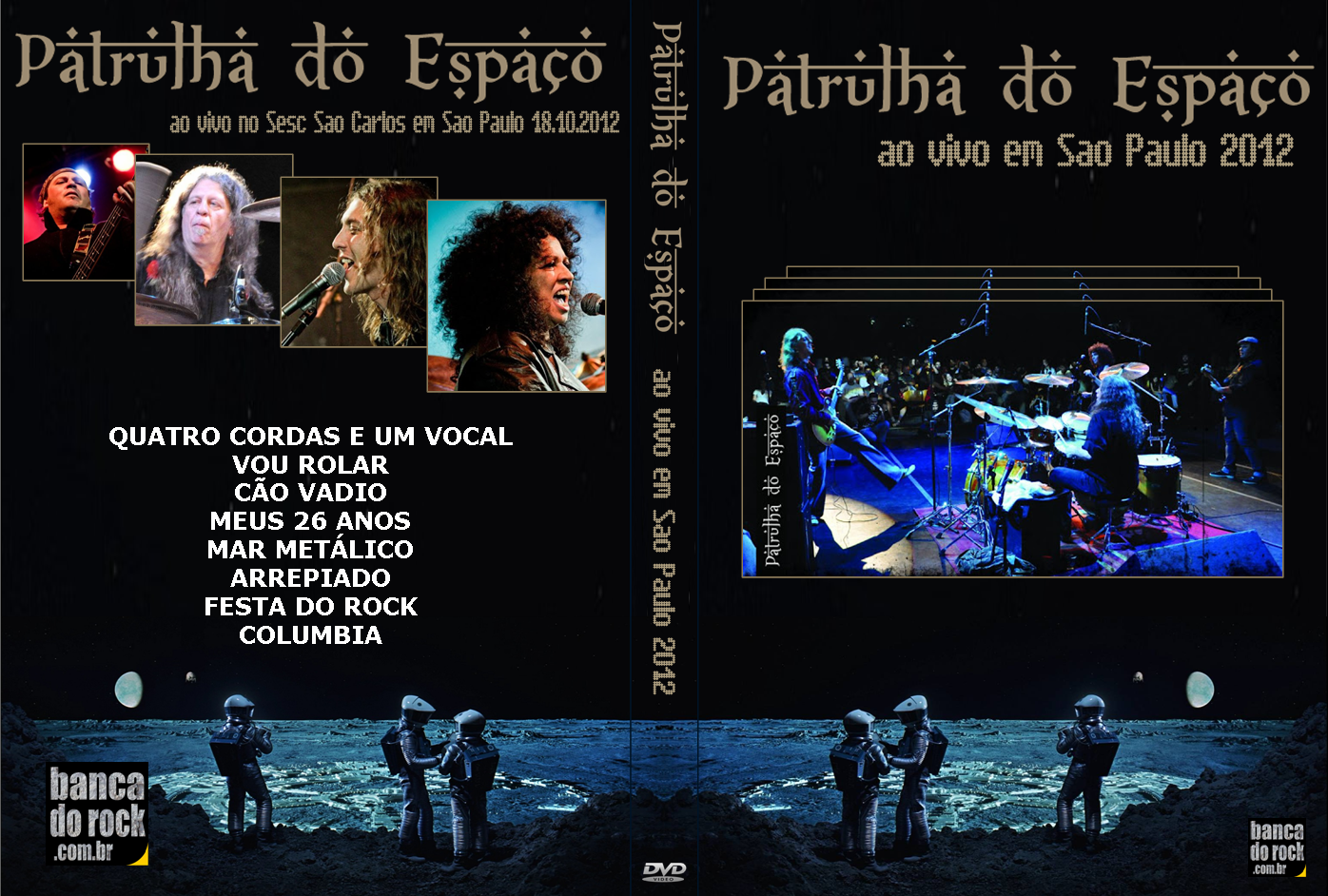 BANCA DO ROCK Rock Concert DVD: 2687 - DVD - PATRULHA DO ESPAÇO 2012