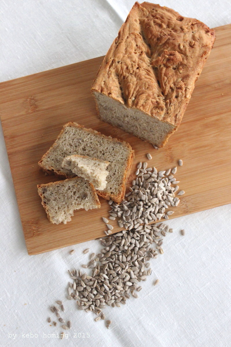 Brot backen, Sonnenblumenkerne, Rezept, Kastenbrot, easy-peasy-bread