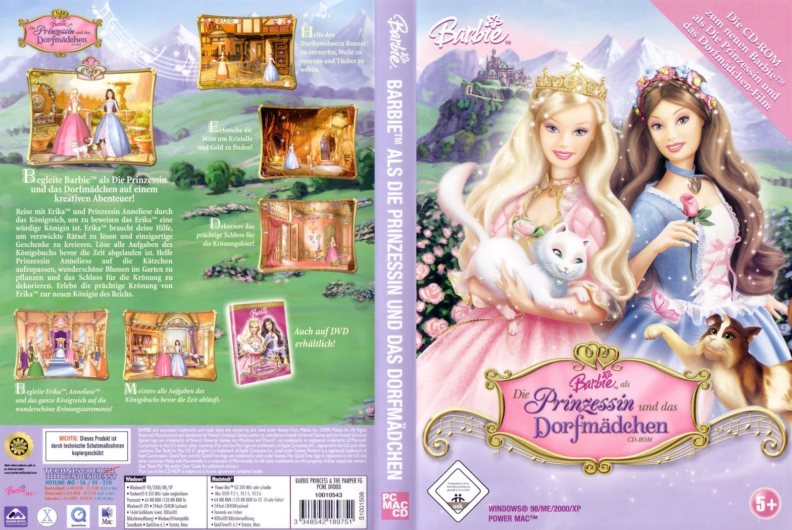 Barbie as the Princess and the Pauper.