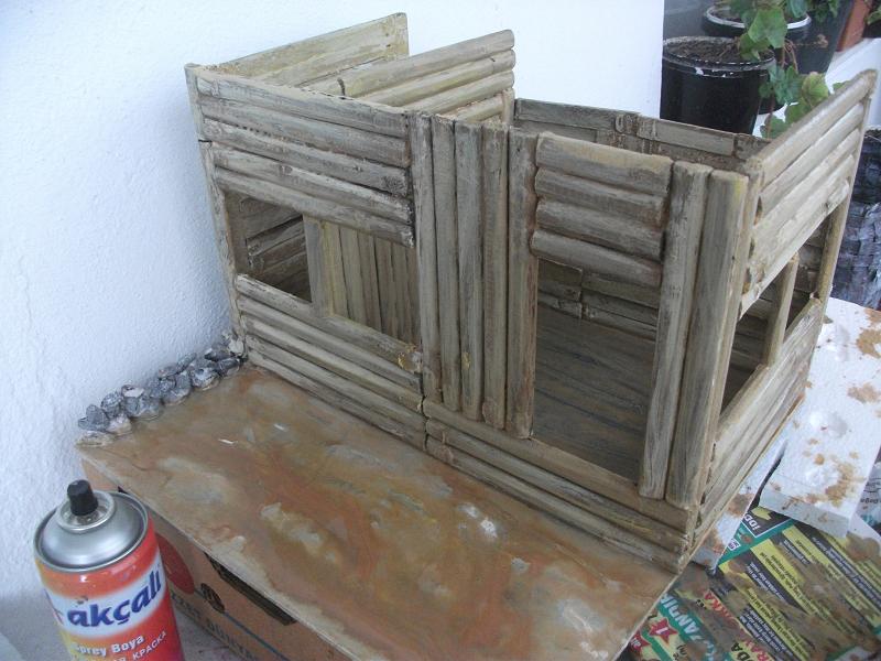 FİGENSEL HOBİLER FİGENLEMELER Geri dönüşüm maket baraka/ev