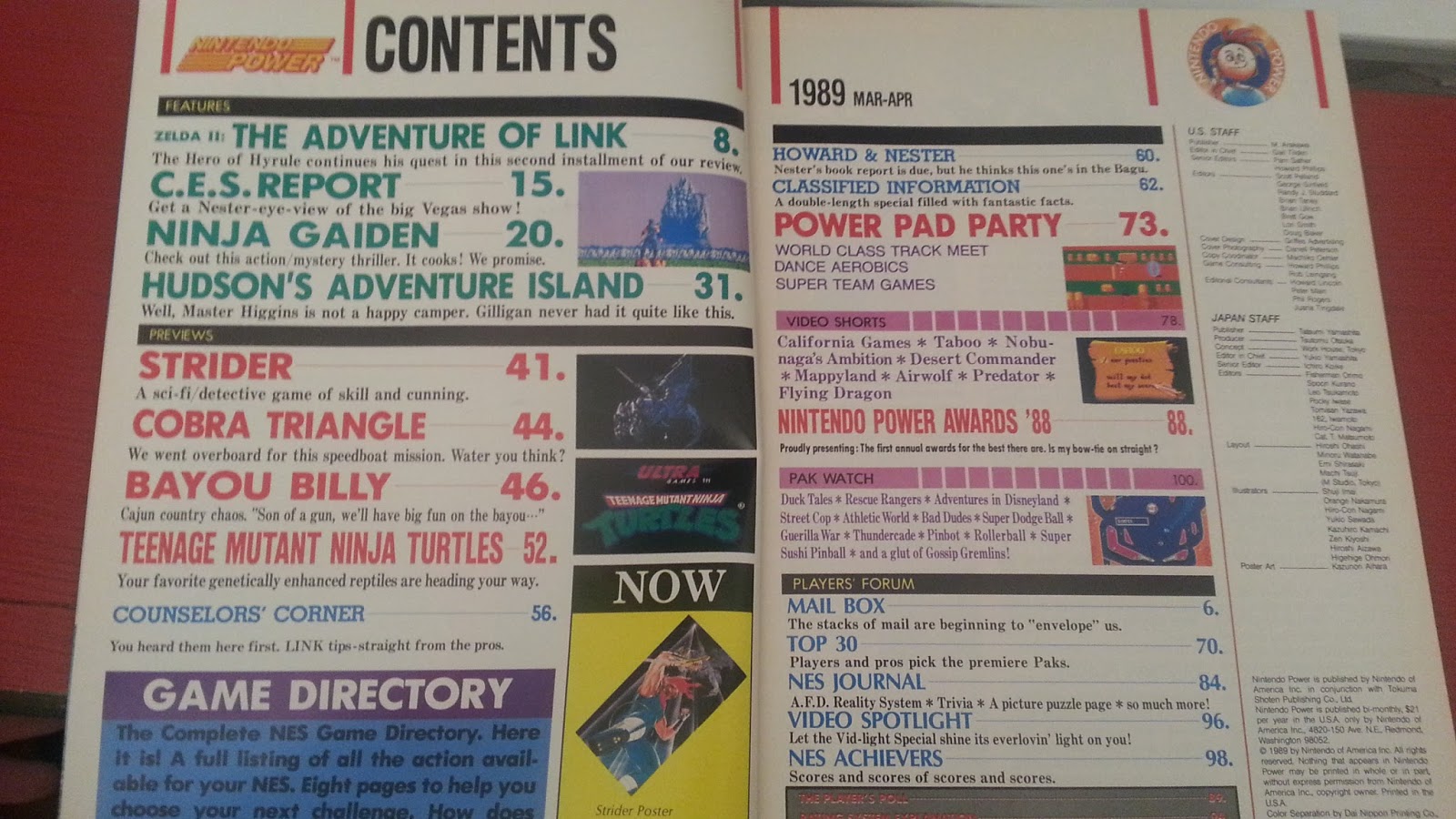 Corona Jumper: Nintendo Power, Volume 5 (March/April 1989) Corona Jumper: Nintendo Power, Volume 5 (March/April 1989)