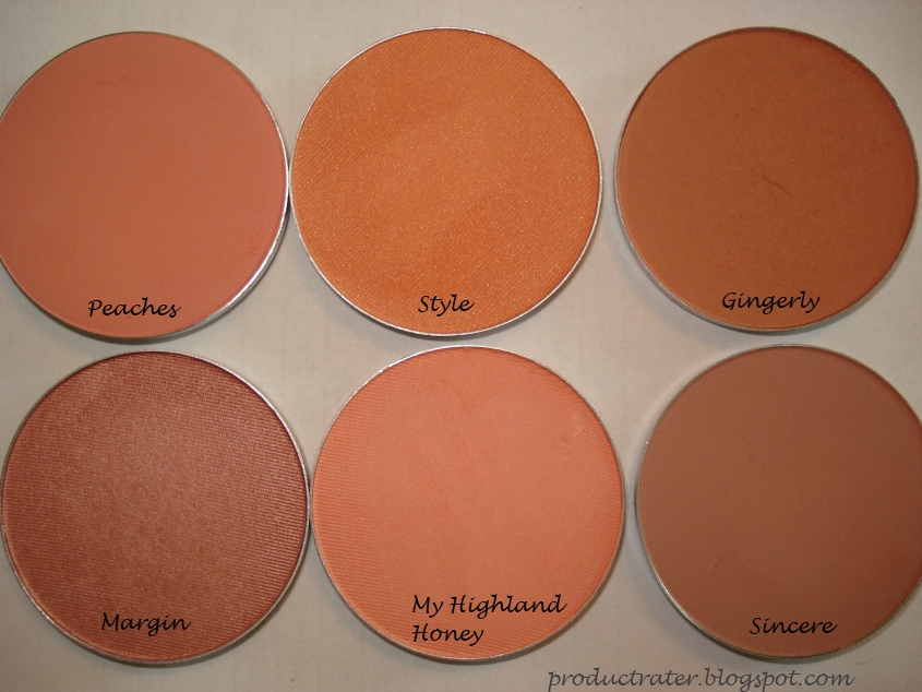 Productrater! MAC Blush Collection and Swatches