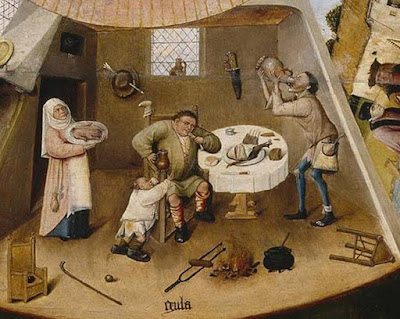 Hieronimus Bosch. Cele sapte pacate capitale. Imbuibarea