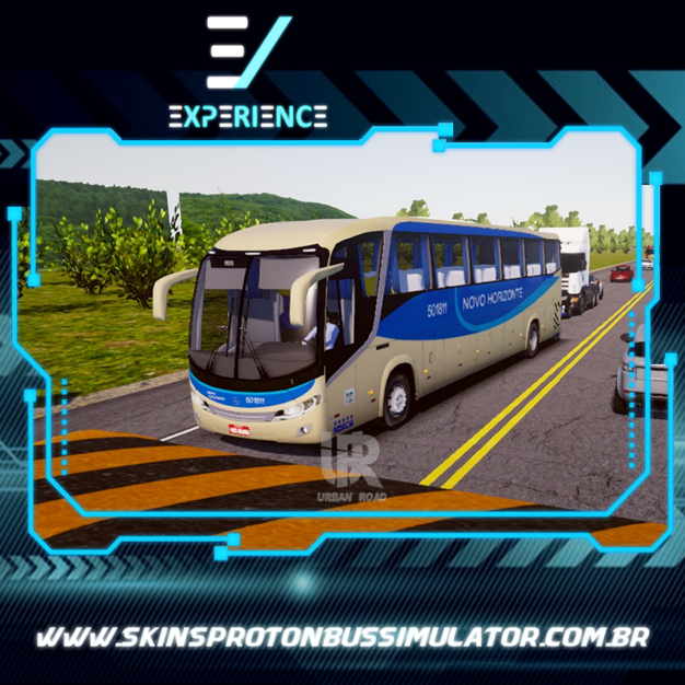 Comil Invictus Novo Horizonte Skins Proton Bus Simulator Road - Comil Invictus MB O-500 RS Novo Horizonte