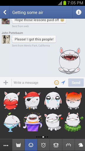 Facebook Messenger untuk Android Kini Dilengkapi Fitur Sticker dan Chat Head