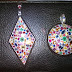 Pendants with multi color sapphire gemstones