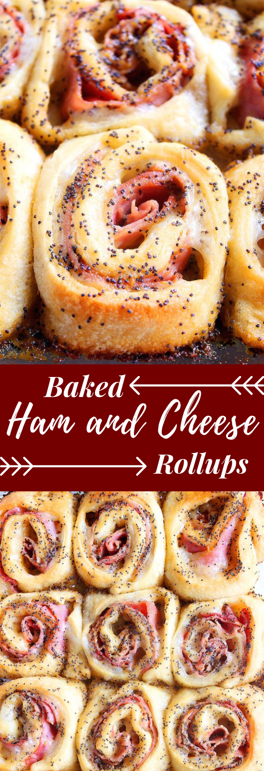 BAKED HAM AND CHEESE ROLLUPS #dinner #appetizer BAKED HAM AND CHEESE ROLLUPS #dinner #appetizer