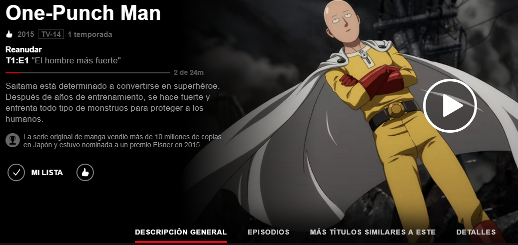 One-Punch Man: ya disponible en Netflix – ANMTV