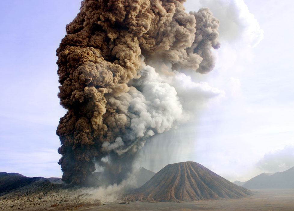 Mount Bromo Eruption Bromo Java Travel