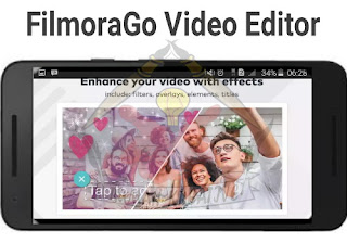 Tampilan Filmora Video Editor