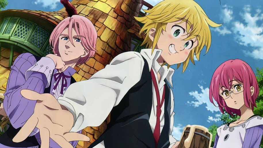 Nanatsu no Taizai, Meliodas, Gilthunder, Gowther, 4K, #4.1243