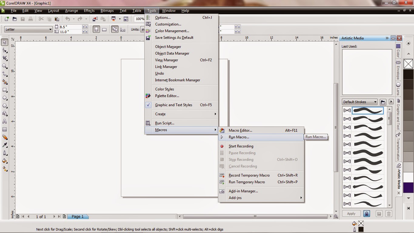 kolom inspirasi Cara Membuat Kalender dengan Corel Draw