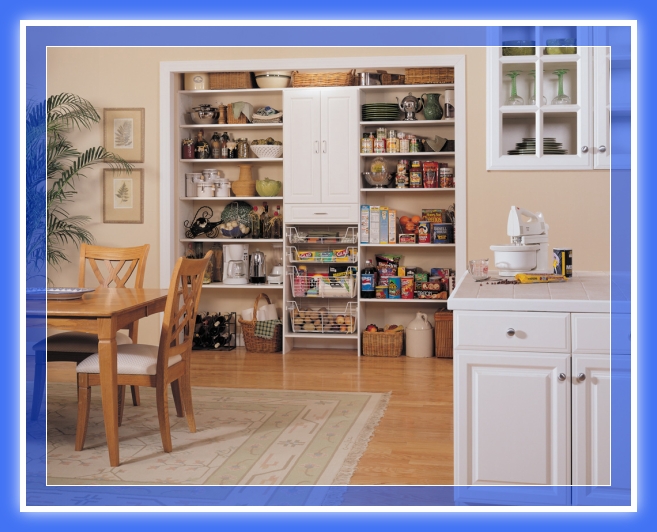 Diseños de muebles despensa pantry madera y melamina