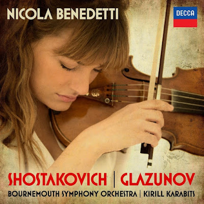 Nicola Benedetti Shostakovich & Glazunov: Violin Concertos Album Cover
