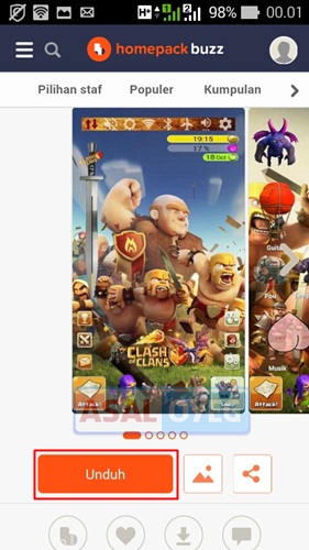 Here's how to install the Clash of Clans (COC) theme on Android easily Naruto theme for Android
